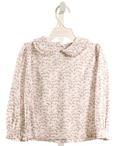 LITTLE ENGLISH  PINK  FLORAL PRINTED DESIGN SHIRT-LS