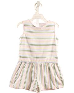 THE BEAUFORT BONNET COMPANY  MULTI-COLOR  STRIPED  ROMPER