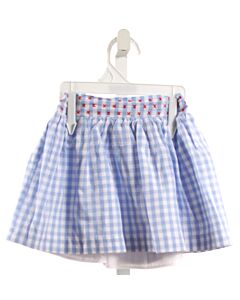 NO TAG  BLUE  GINGHAM  SKIRT