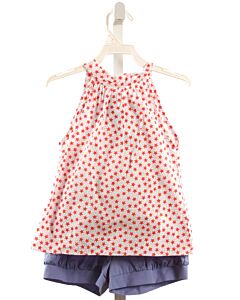 JAMES & LOTTIE  RED   PRINTED DESIGN 2-PIECE OUTFIT