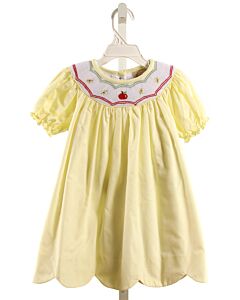 THE BEAUFORT BONNET COMPANY  PALE YELLOW   SMOCKED DRESS