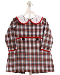 THE BEAUFORT BONNET COMPANY  RED  PLAID  DRESS