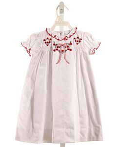 THE PROPER PEONY  WHITE   EMBROIDERED DRESS