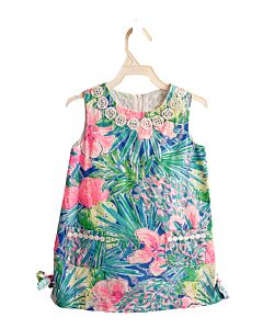 LILLY PULITZER  BLUE  FLORAL  DRESS