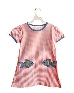 LITTLE ENGLISH  PINK  STRIPED  KNIT DRESS