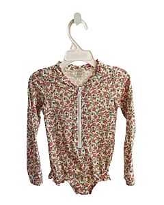 OLIVIER LONDON  MULTI-COLOR  FLORAL  1-PIECE SWIMSUIT WITH RUFFLE