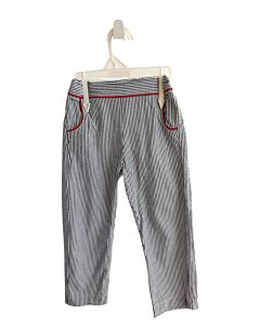 BELLA BLISS  BLUE SEERSUCKER STRIPED  PANTS