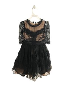 TRISH SCULLY  BLACK LACE   PARTY DRESS
