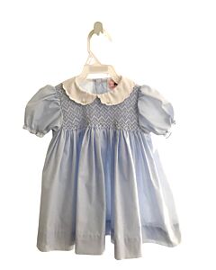 PETIT AMI  LT BLUE   SMOCKED DRESS