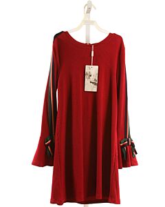 SARA SARA  RED KNIT   DRESS