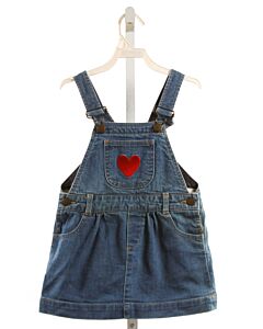 DOTTY DUNGAREES  DENIM   APPLIQUED DRESS