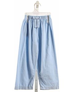 ZUCCINI  LT BLUE CORDUROY   PANTS WITH BOW