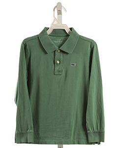 VINEYARD VINES  GREEN    KNIT LS SHIRT