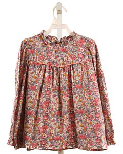 BISBY BY LITTLE ENGLISH  PINK  FLORAL  SHIRT-LS