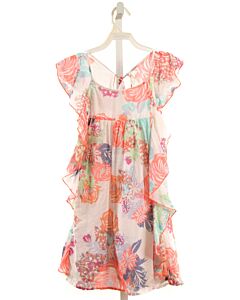 FOREVER YOUNG BY SUE DANG  HOT PINK  FLORAL  DRESS