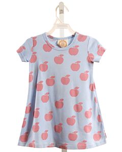 THE BEAUFORT BONNET COMPANY  LT BLUE  PRINT  KNIT DRESS