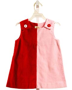 THE BEAUFORT BONNET COMPANY  RED CORDUROY   DRESS