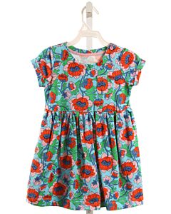 MINI BODEN  RED  FLORAL  KNIT DRESS