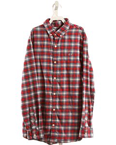 VINEYARD VINES  RED FLANNEL PLAID  DRESS SHIRT