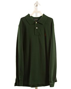 POLO BY RALPH LAUREN  GREEN    KNIT LS SHIRT
