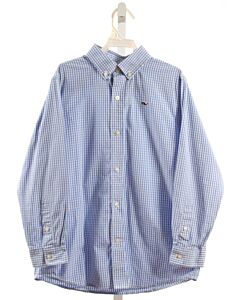 VINEYARD VINES  LT BLUE  GINGHAM  DRESS SHIRT