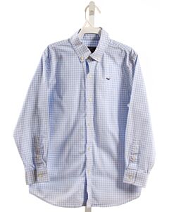 VINEYARD VINES  LT BLUE  WINDOWPANE  DRESS SHIRT