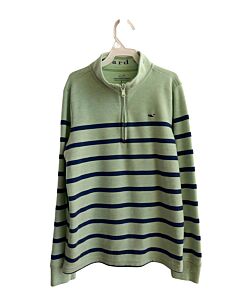 VINEYARD VINES  GREEN  STRIPED  PULLOVER