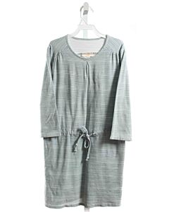 HANNAH KATE  GREEN KNIT STRIPED  DRESS