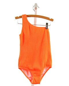 SNAPPER ROCK  ORANGE SEERSUCKER   1-PIECE SWIMSUIT