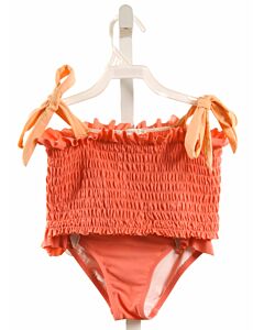 MINNOW PINK SMOCKED 2-PIECE SWIMSUIT