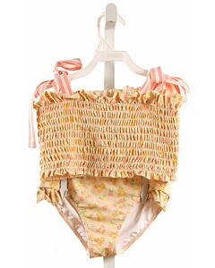 MINNOW  PALE YELLOW   SMOCKED 2-PIECE SWIMSUIT