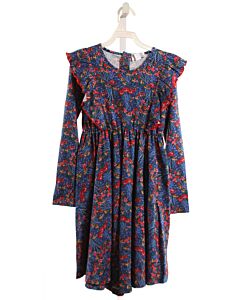 THE PROPER PEONY  BLUE KNIT FLORAL  DRESS