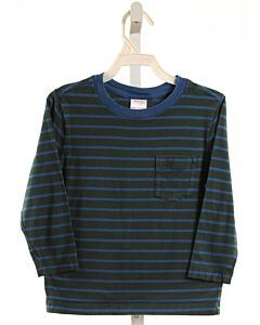 HANNA ANDERSSON  GREEN  STRIPED  KNIT LS SHIRT