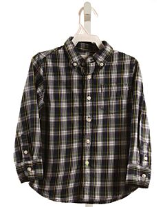 CREWCUTS  BLUE  PLAID  DRESS SHIRT