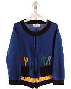 FLORENCE EISEMAN  BLUE    CARDIGAN