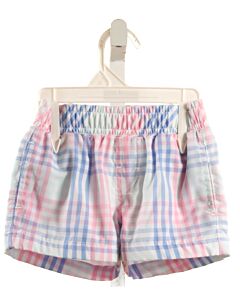 THE BEAUFORT BONNET COMPANY  BLUE  PLAID  SHORTS