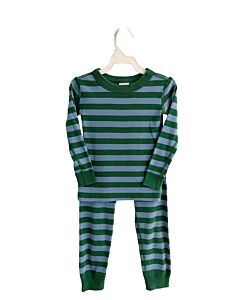 HANNA ANDERSSON  GREEN  STRIPED  LOUNGEWEAR