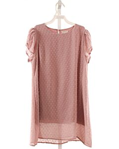 HAYDEN GIRLS  PINK SWISS DOT   DRESS