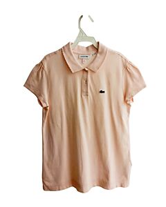 LACOSTE  LT PINK    KNIT SS SHIRT