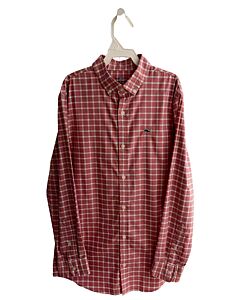 VINEYARD VINES  PINK  PLAID  DRESS SHIRT