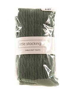 LITTLE STOCKING CO.  GREEN    TIGHTS