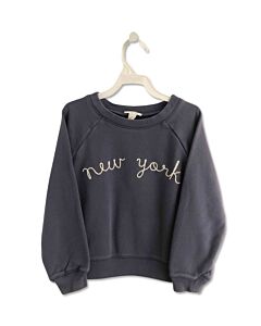 CREWCUTS  BLUE   EMBROIDERED PULLOVER