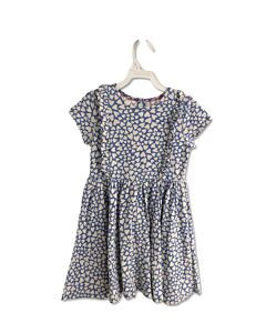 MINI BODEN  BLUE    KNIT DRESS WITH RUFFLE