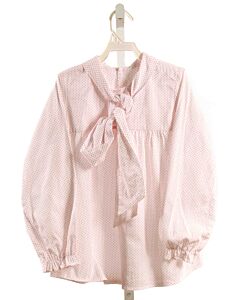 HANNAH KATE  RED  POLKA DOT  DRESS SHIRT