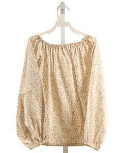 HANNAH KATE  MUSTARD  FLORAL  SHIRT-LS