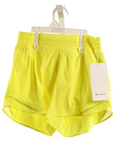 LULULEMON BRIGHT YELLOW SHORTS