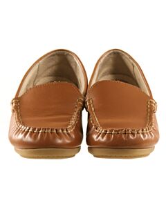 FOOTMATES BROWN LOAFERS *THIS ITEM IS GENTLY USED WITH MINOR SIGNS OF WEAR (MINOR CREASING) *VGU SIZE CHILD 1