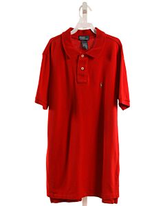 POLO BY RALPH LAUREN  RED    KNIT SS SHIRT