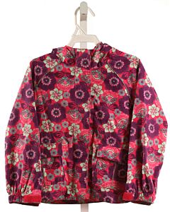 REI  PURPLE  FLORAL  OUTERWEAR