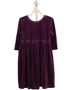 MILA & ROSE  PURPLE VELVET   KNIT DRESS